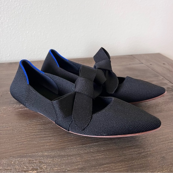 Rothy’s Mary Jane Black Bow Size 9 - Picture 10 of 14